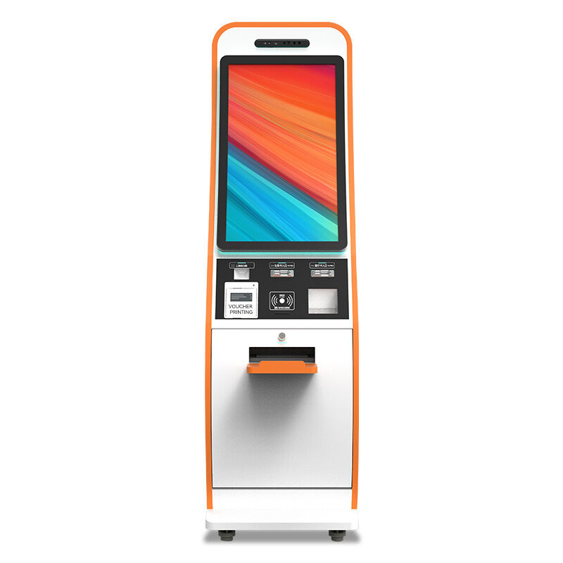 Kios Self Check-in Layar Sentuh 21,5/32 Inci dengan OS Android/Windows dan Konektivitas WiFi/Ethernet/Bluetooth/3G/4G