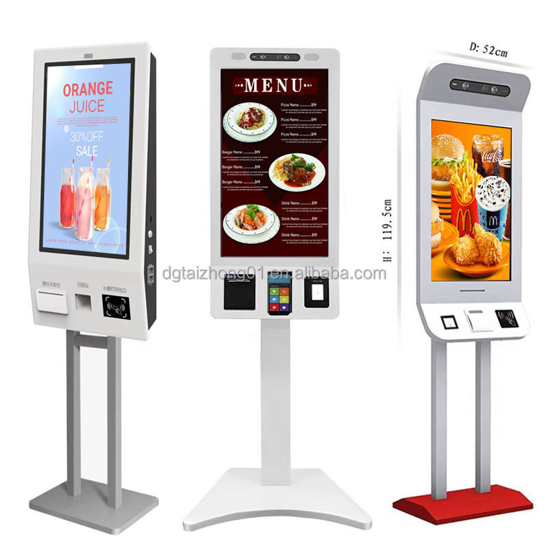 Kios layar sentuh berdiri di lantai dengan resolusi 2K / 4K dan jangka hidup 60.000 jam untuk aplikasi layanan mandiri